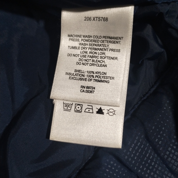 Columbia Men's Blue and Gray Outdoor Winter Jacket Coat XLT Hiking Ski - Picture 8 of 10